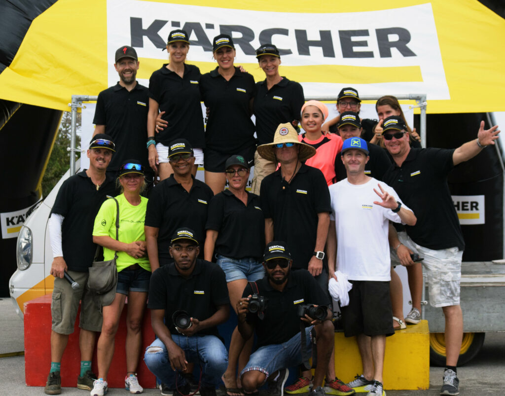 Volunteers at Karcher Triathlon 2018